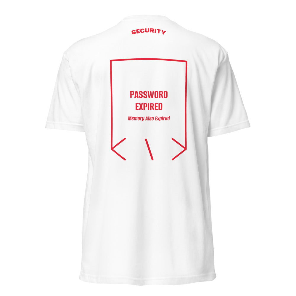 Password Expired — White Red back mockup