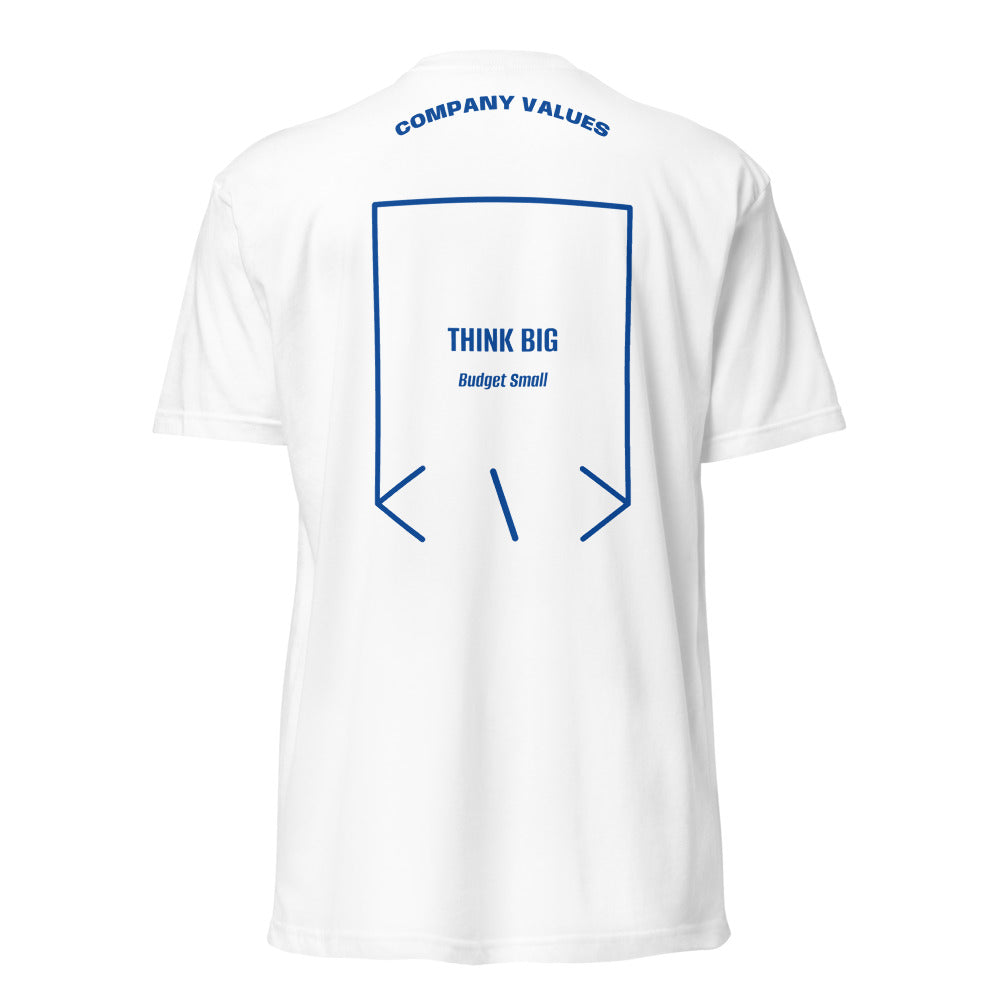 Think Big — White Royal back mockup