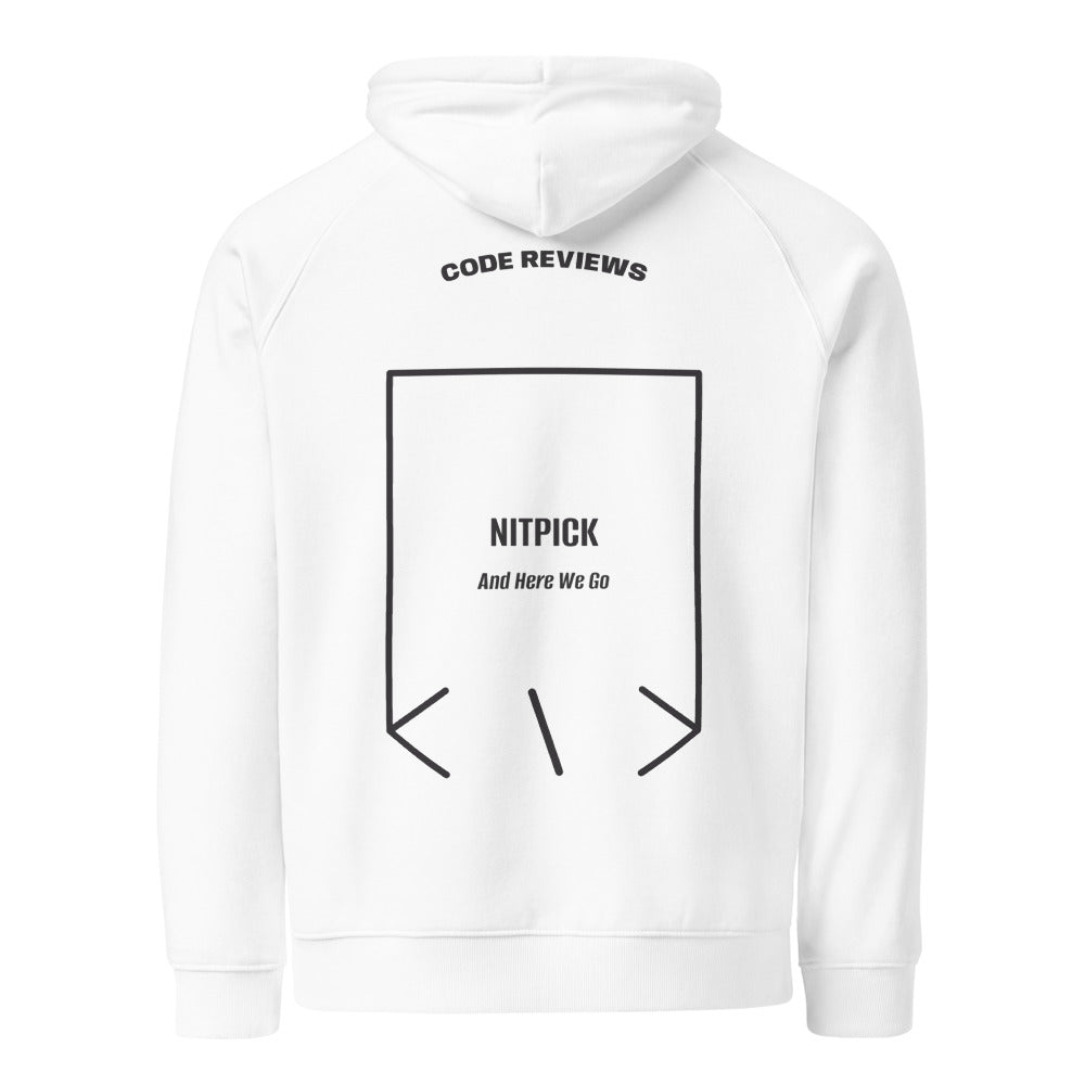 Nitpick — White Charcoal Melange back mockup