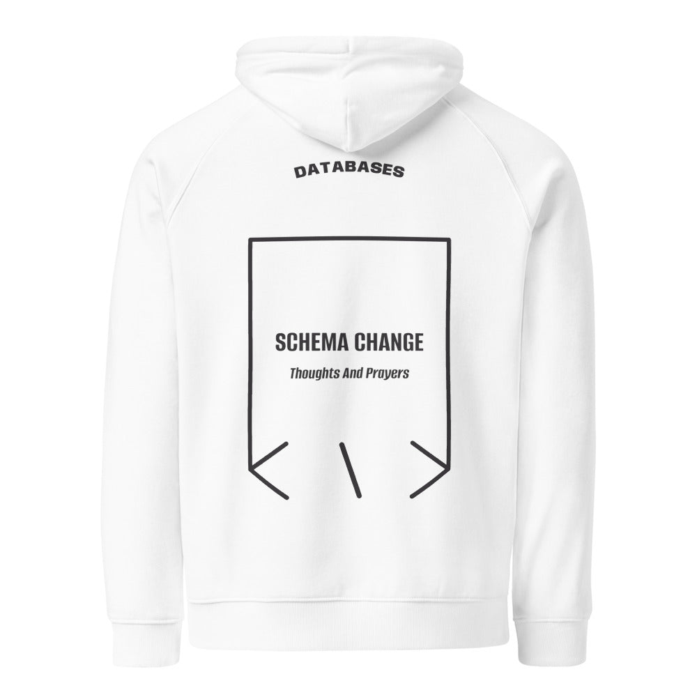 Schema Change — White Charcoal Melange back mockup