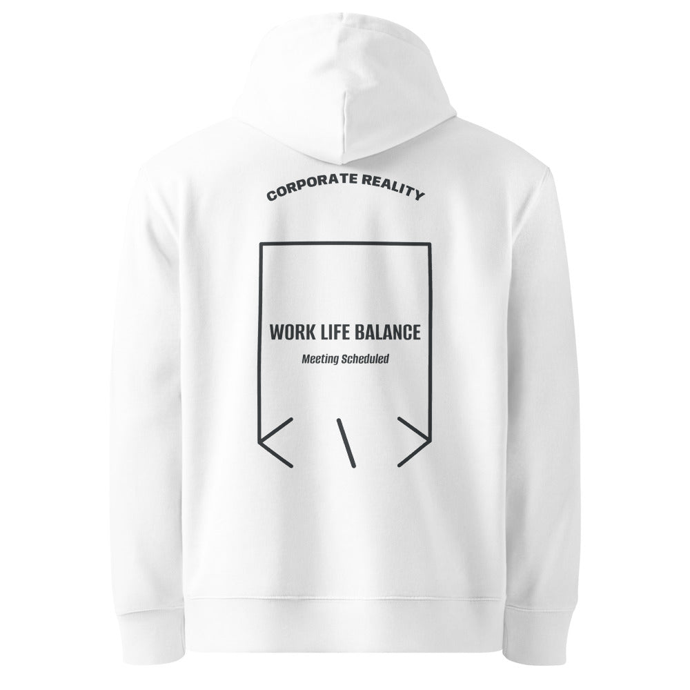 Work Life Balance — White India Ink Grey back mockup