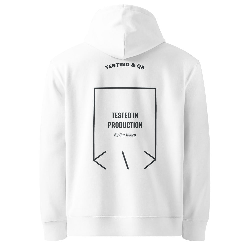 Tested In Production — White India Ink Grey back mockup