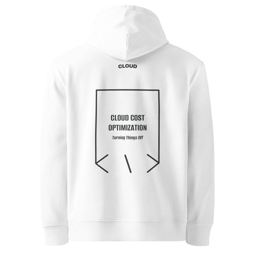 Cloud Cost Optimization — White India Ink Grey back mockup