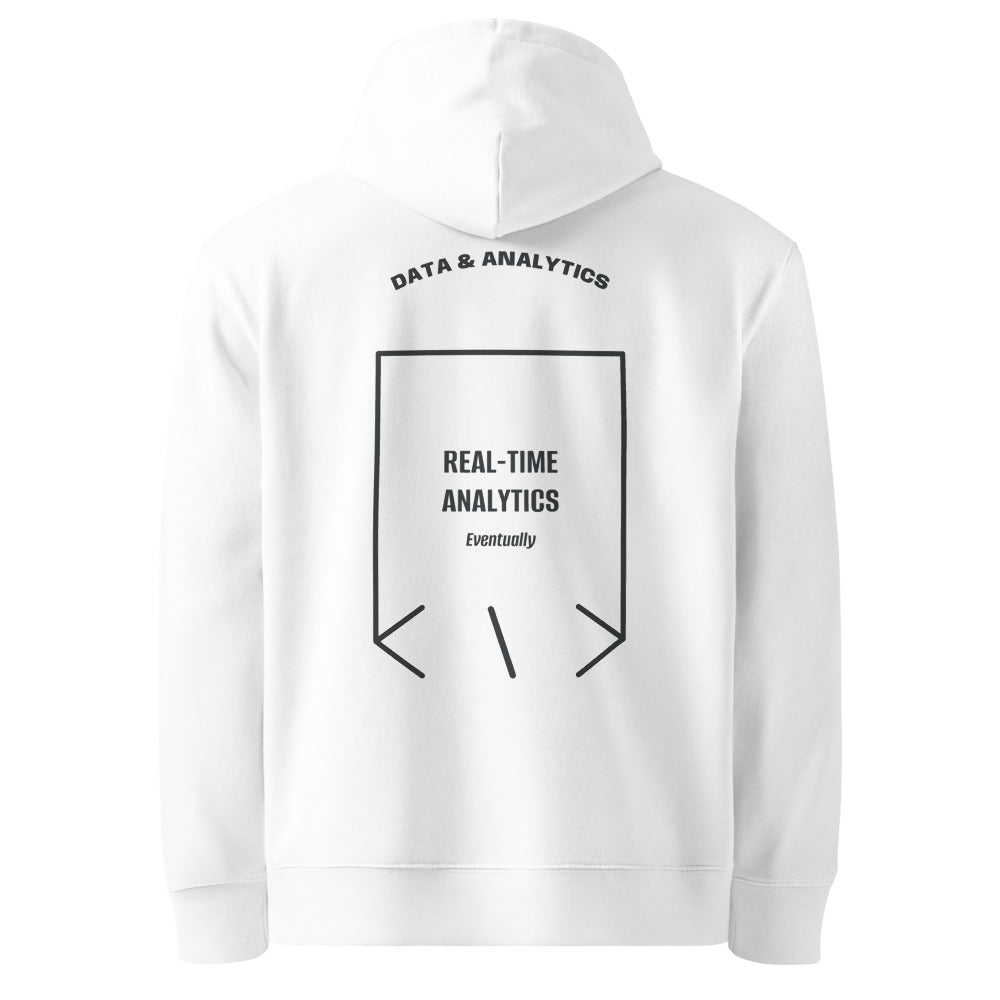 Real-Time Analytics — White India Ink Grey back mockup