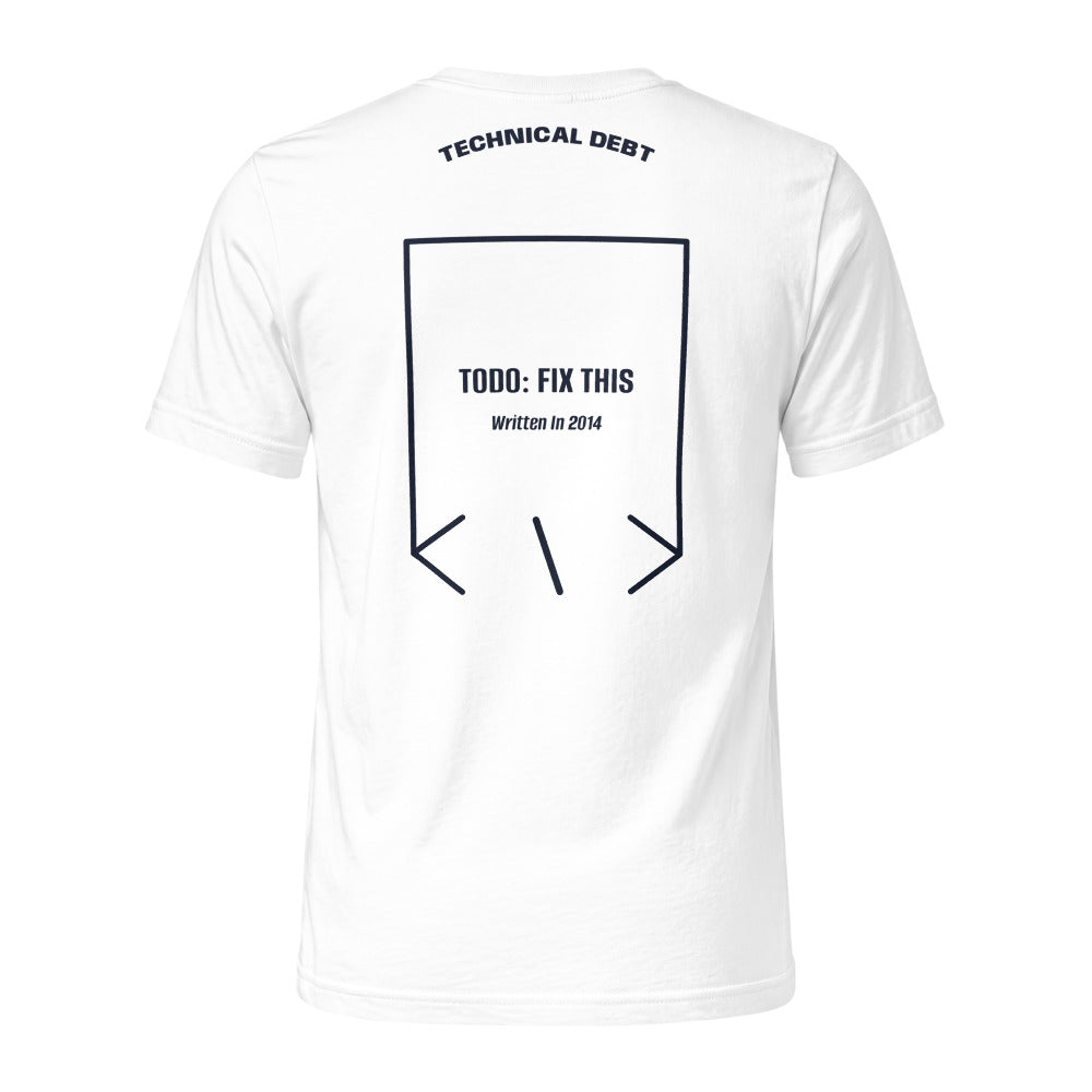 TODO: Fix This — White Navy back mockup