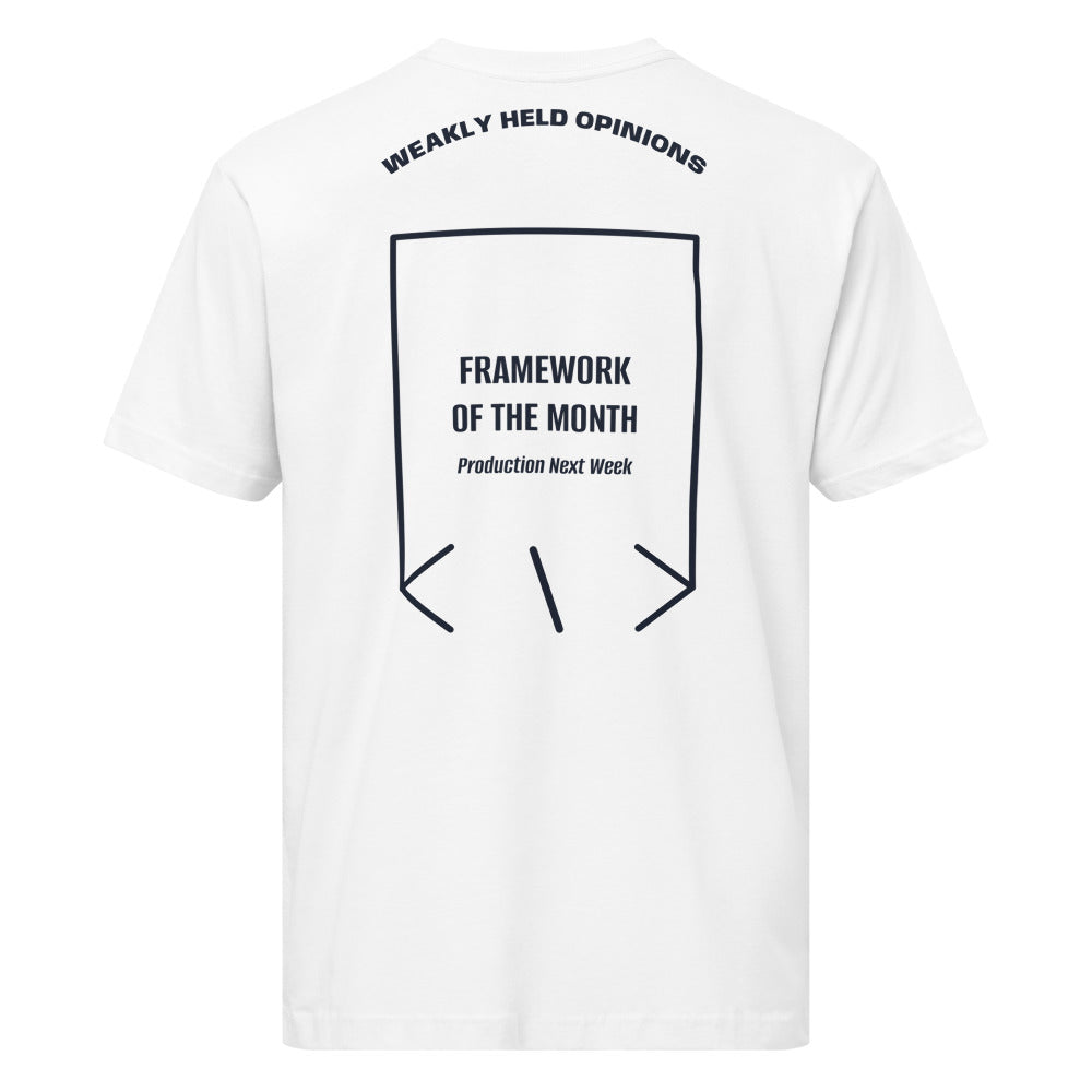 Framework Of The Month — White Navy back mockup