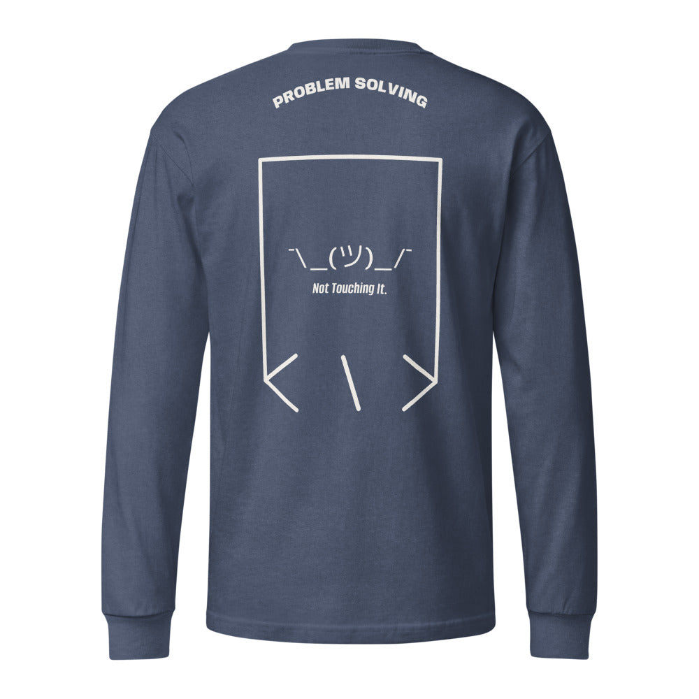 ¯\_(ツ)_/¯ — Washed Navy Vintage White back mockup