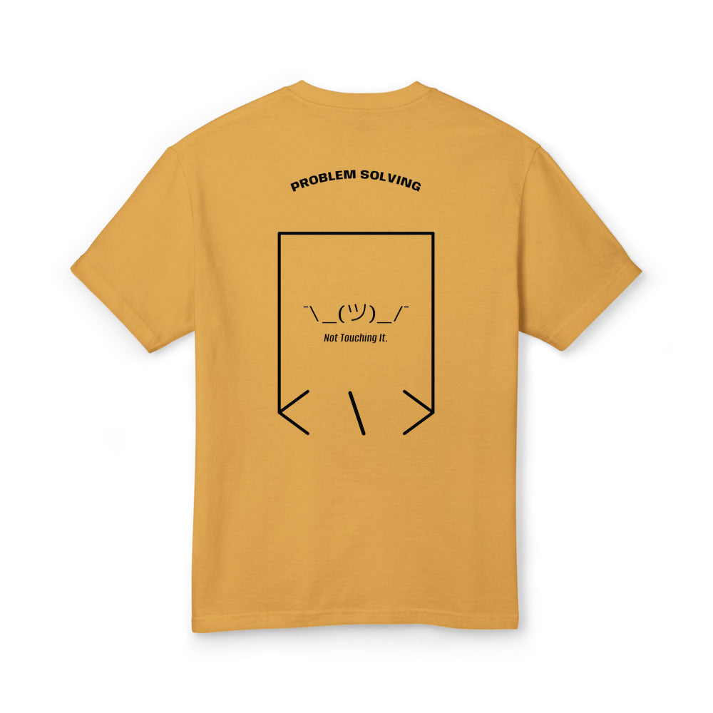 ¯\_(ツ)_/¯ — Faded Mustard Black back mockup