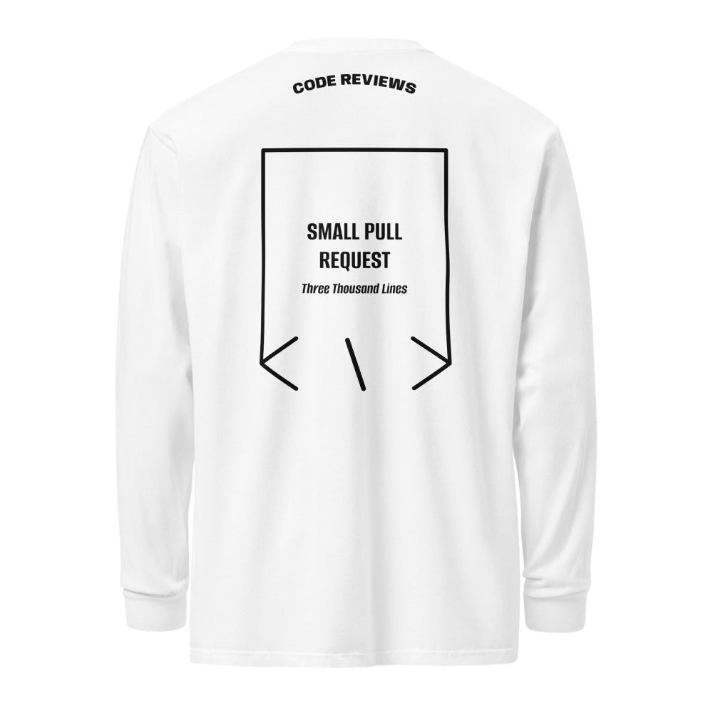 Small Pull Request — White Black back mockup