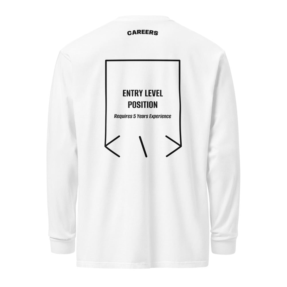 Entry Level Position — White Black back mockup