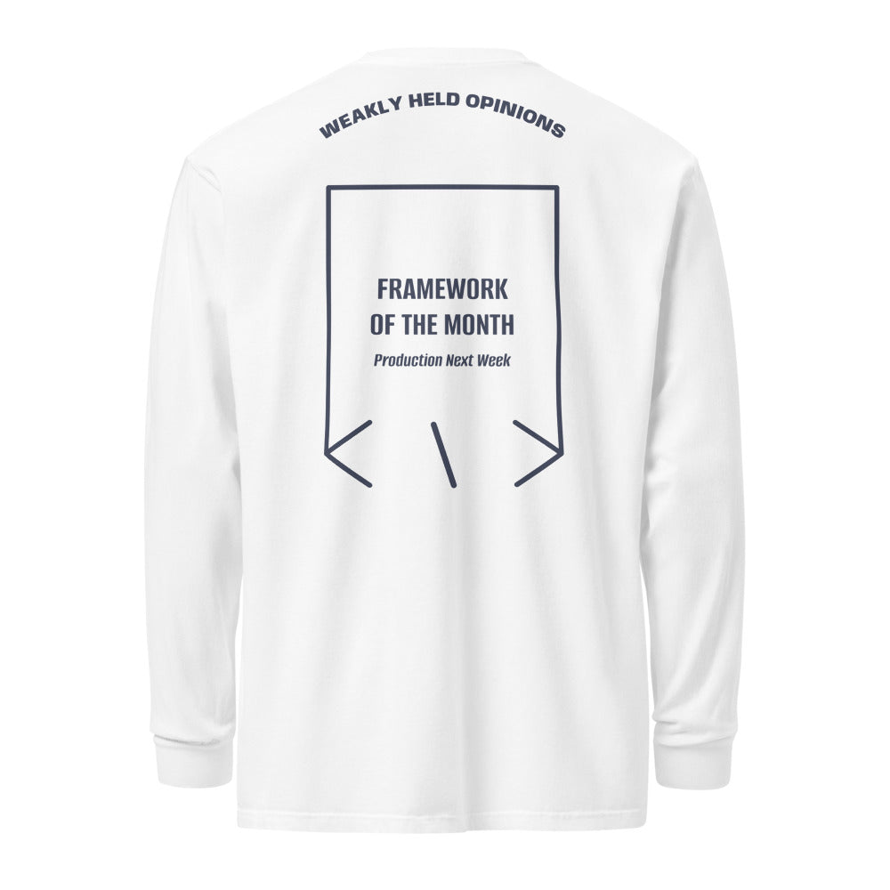 Framework Of The Month — White Navy back mockup