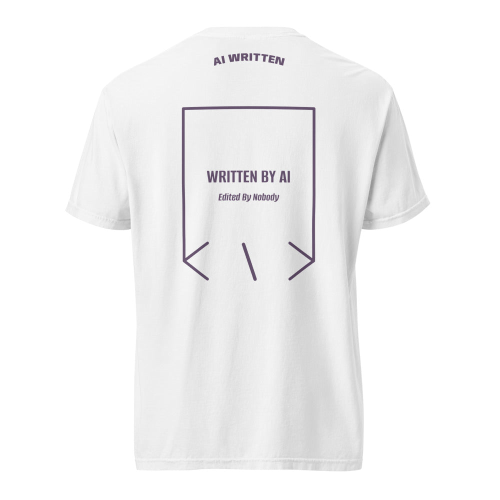Written By AI — White Grape back mockup