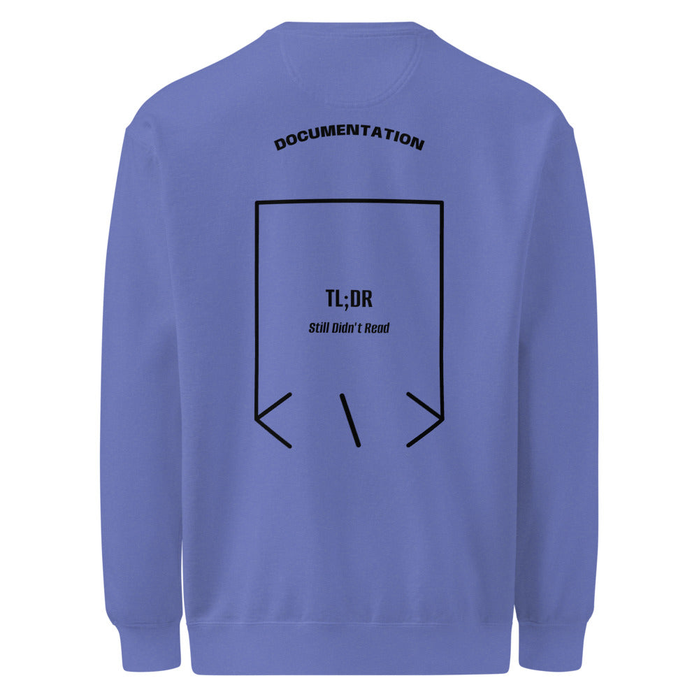 TL;DR — Flo Blue Black back mockup