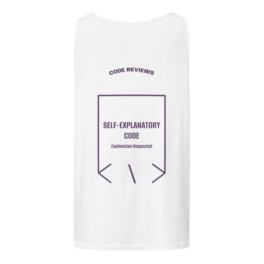 Self-Explanatory Code — White Grape back mockup
