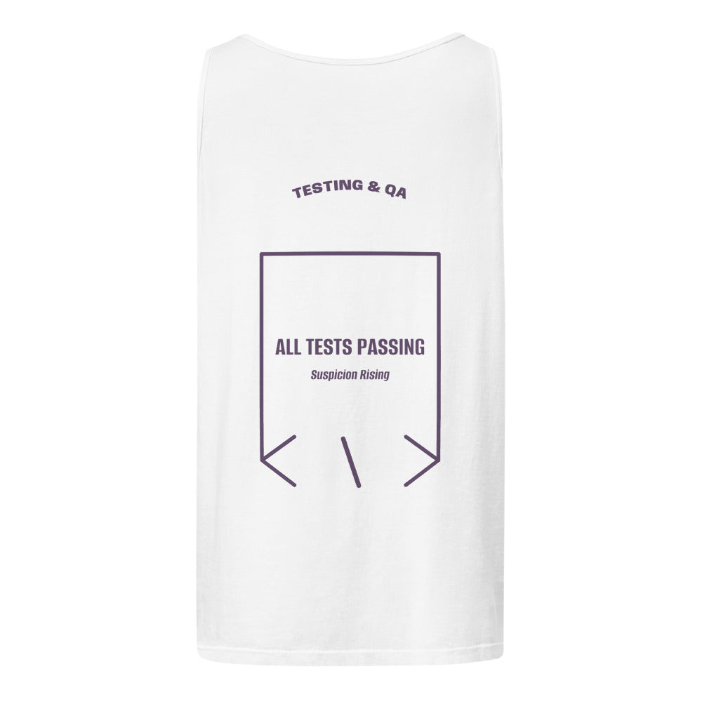 All Tests Passing — White Grape back mockup