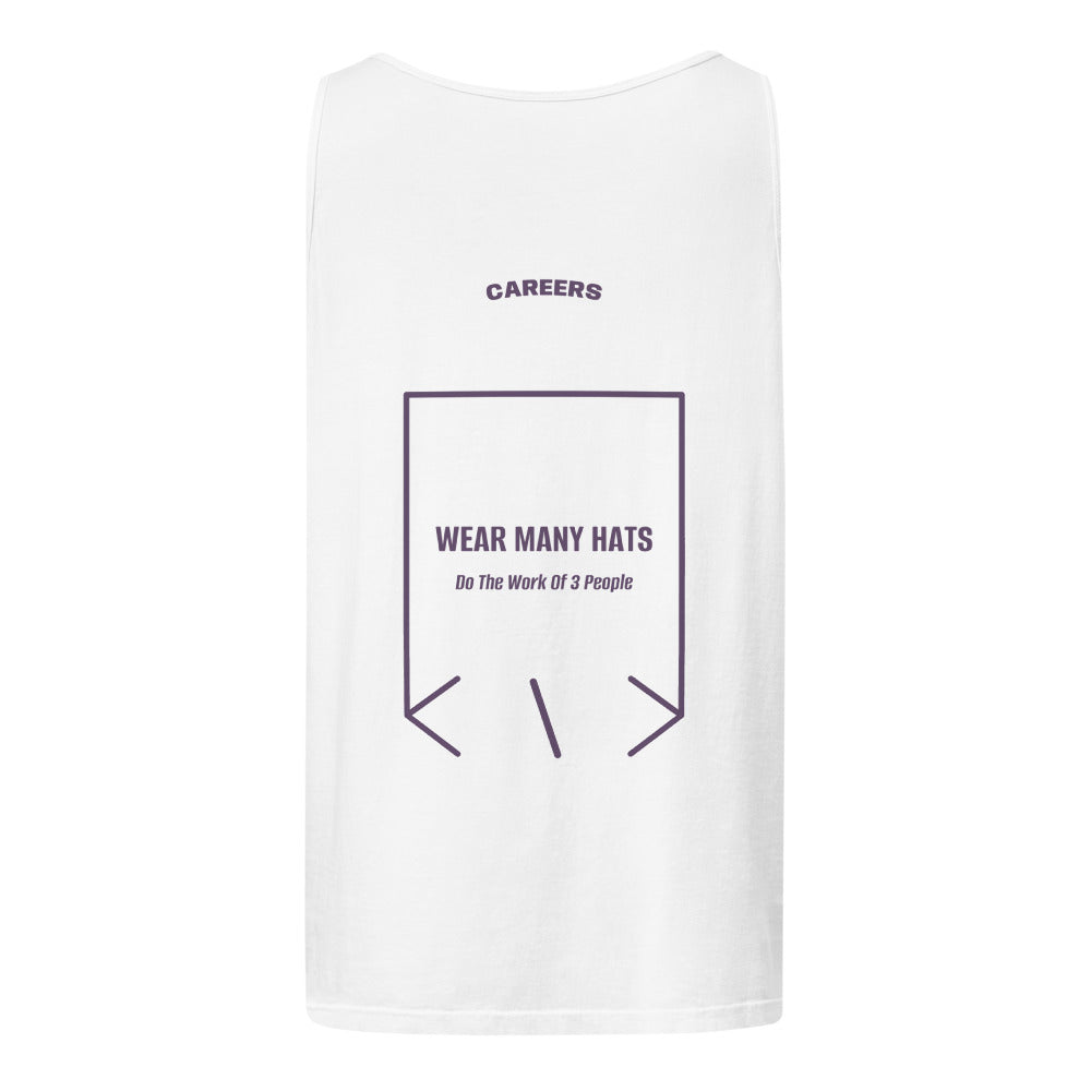 Wear Many Hats — White Grape back mockup
