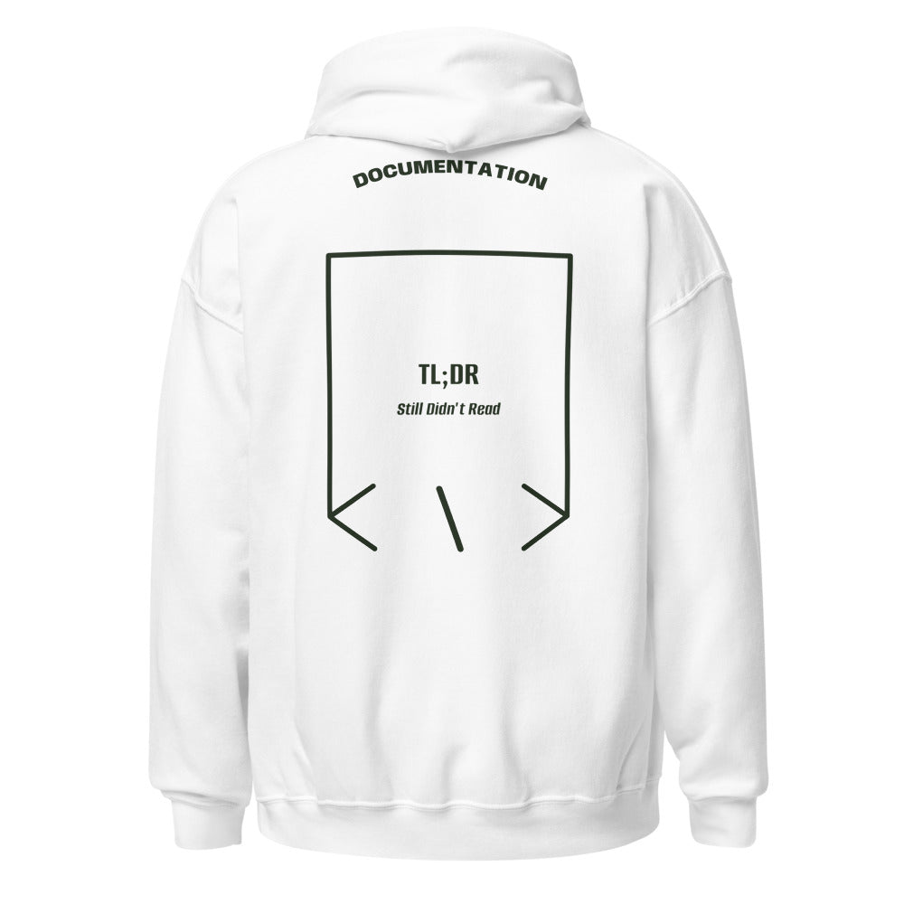 TL;DR — White Forest Green back mockup