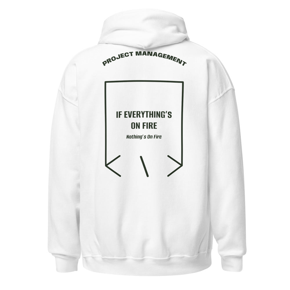 If Everything’s On Fire — White Forest Green back mockup