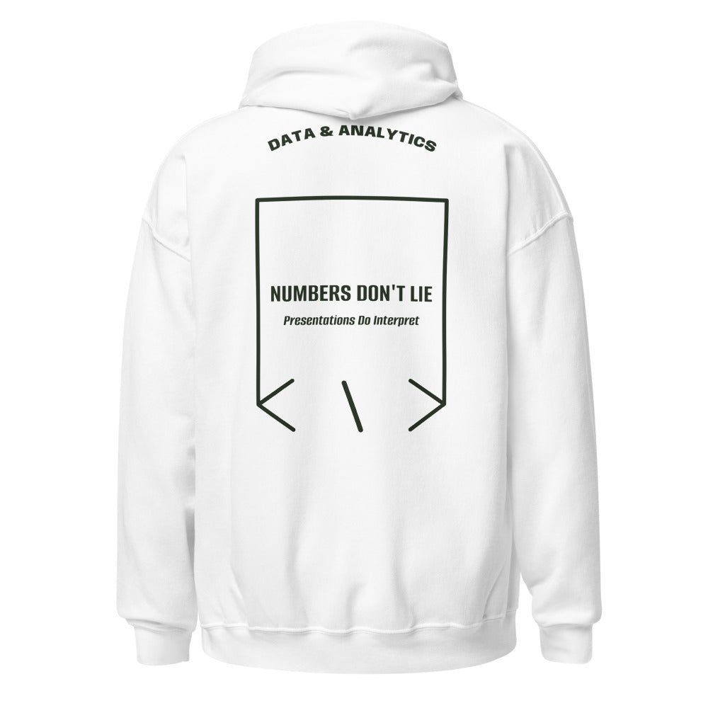 Numbers Don't Lie — White Forest Green back mockup