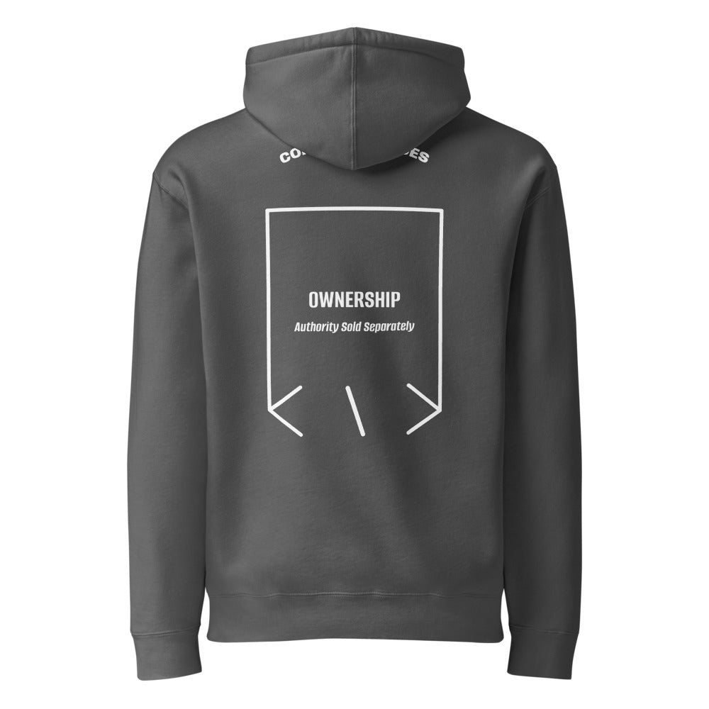 Ownership — Charcoal Solid White back mockup
