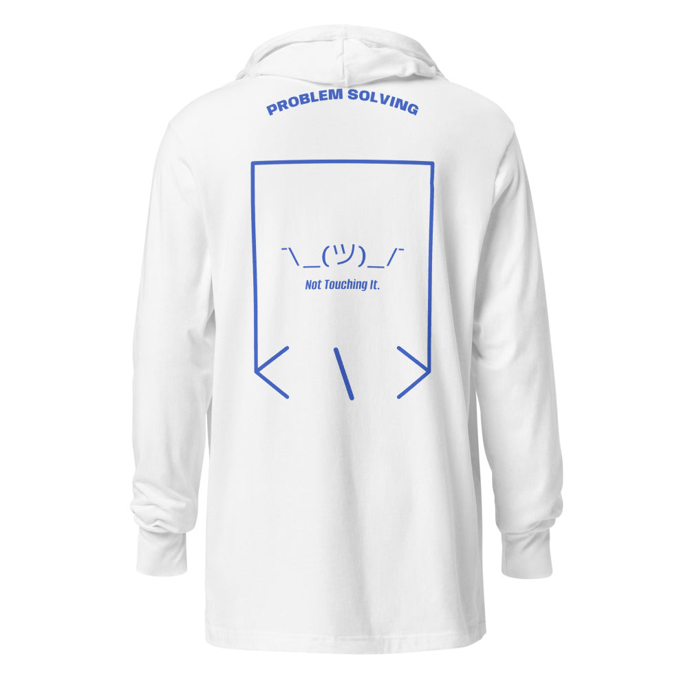 ¯\_(ツ)_/¯ — White Heather True Royal back mockup