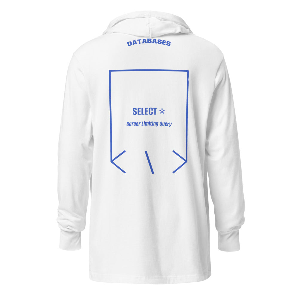 SELECT * — White Heather True Royal back mockup