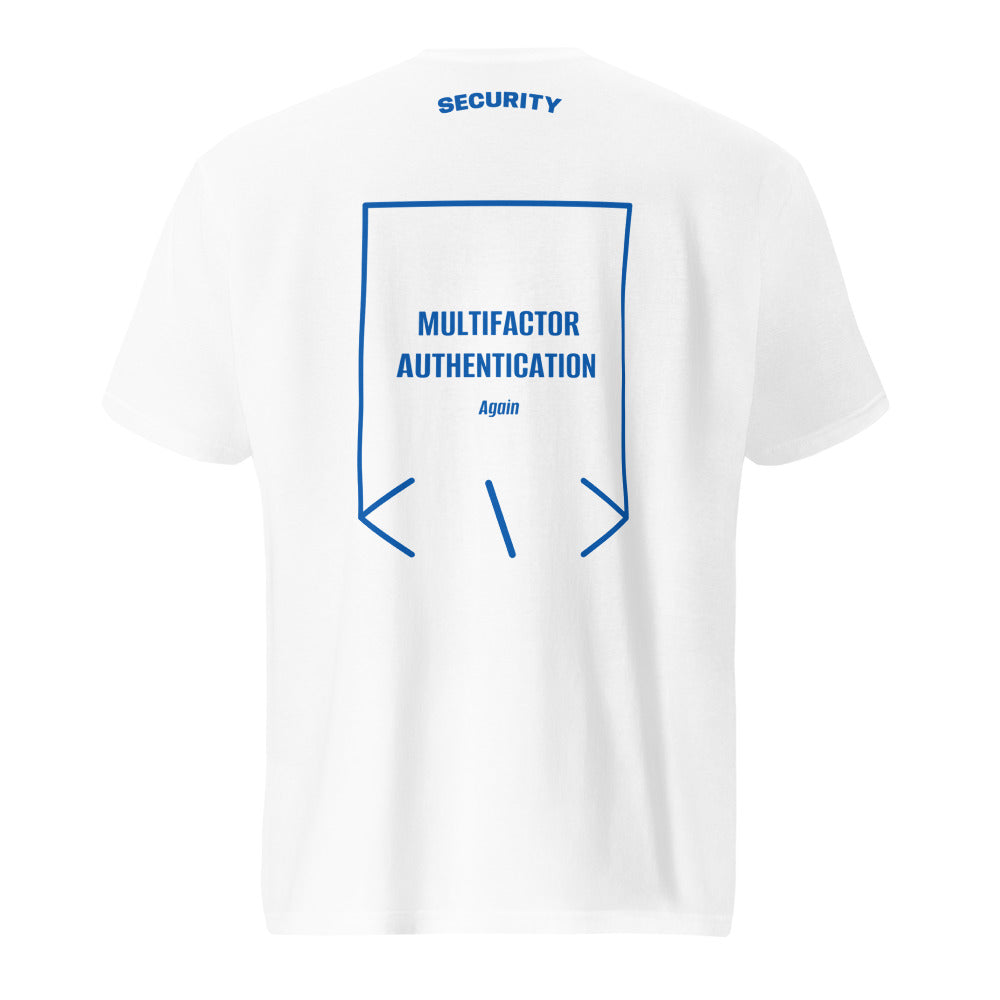 Multifactor Authentication — White Royal Blue back mockup