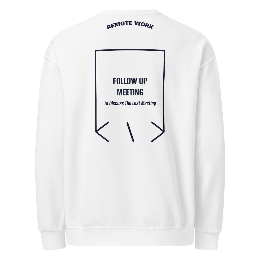 Follow Up Meeting — White J. Navy back mockup