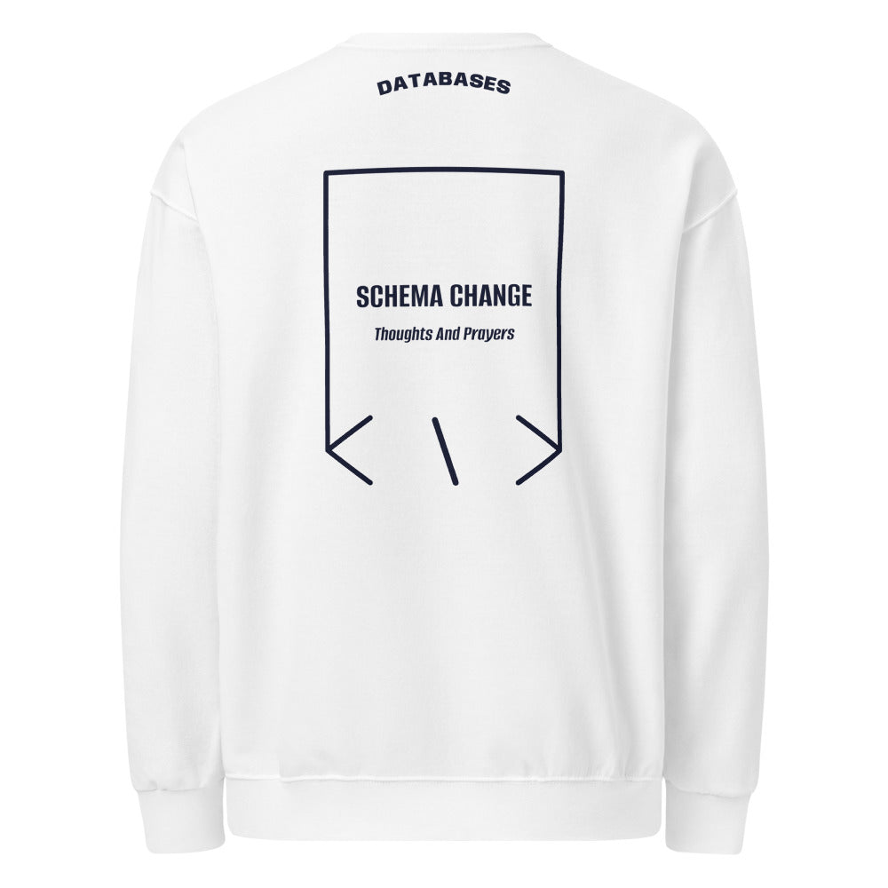 Schema Change — White J. Navy back mockup