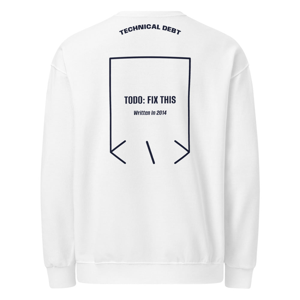 TODO: Fix This — White J. Navy back mockup