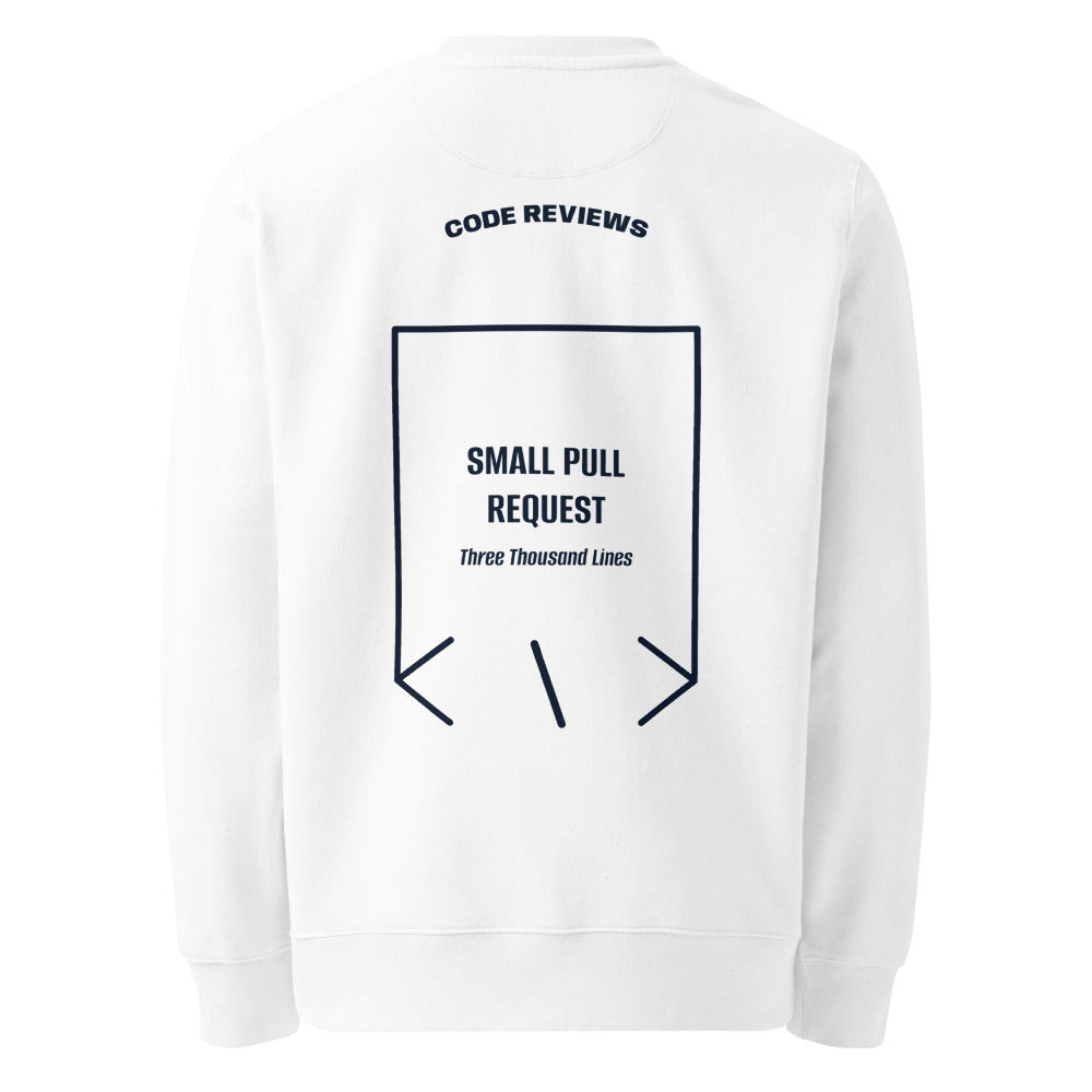 Small Pull Request — White French Navy back mockup