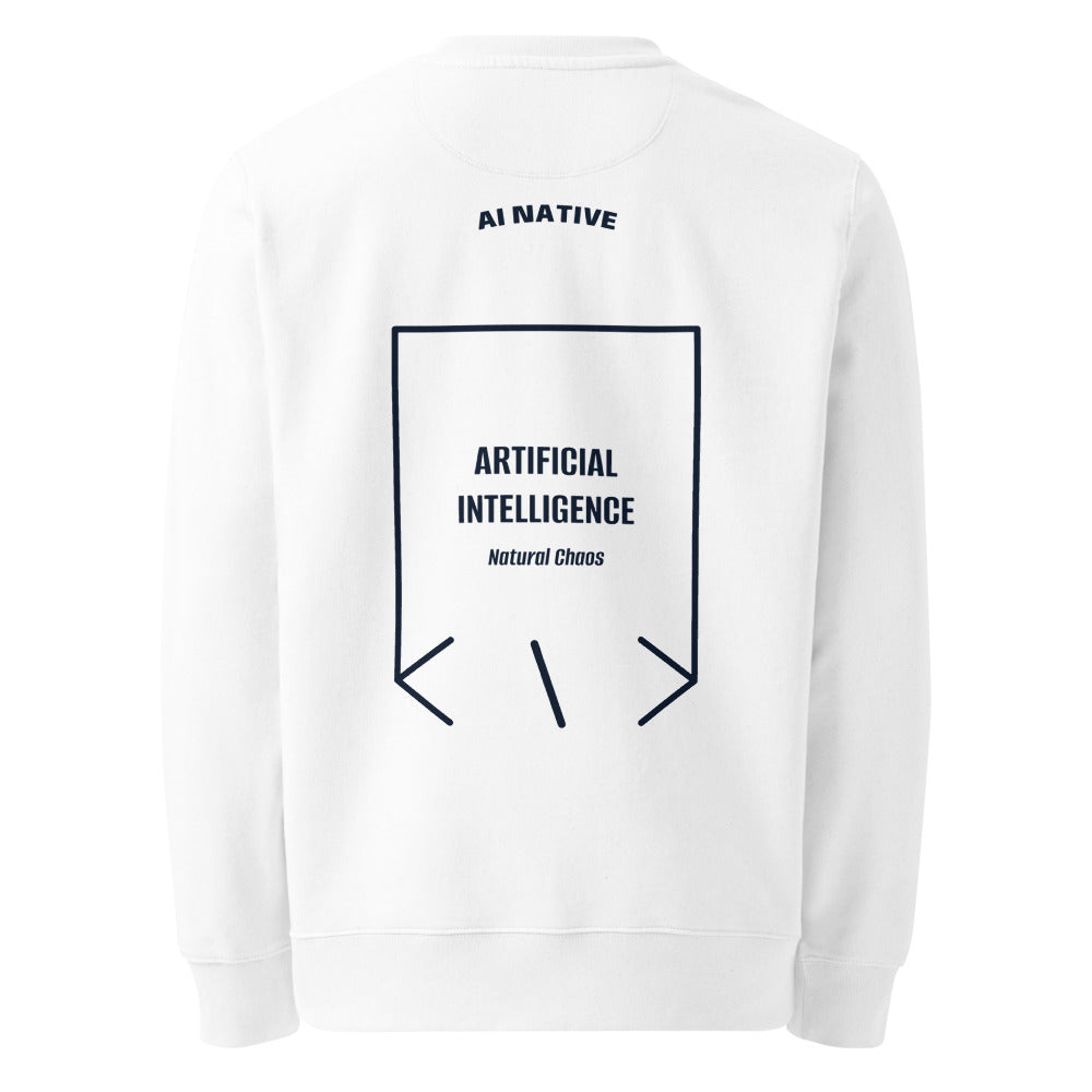 Artificial Intelligence — White French Navy back mockup