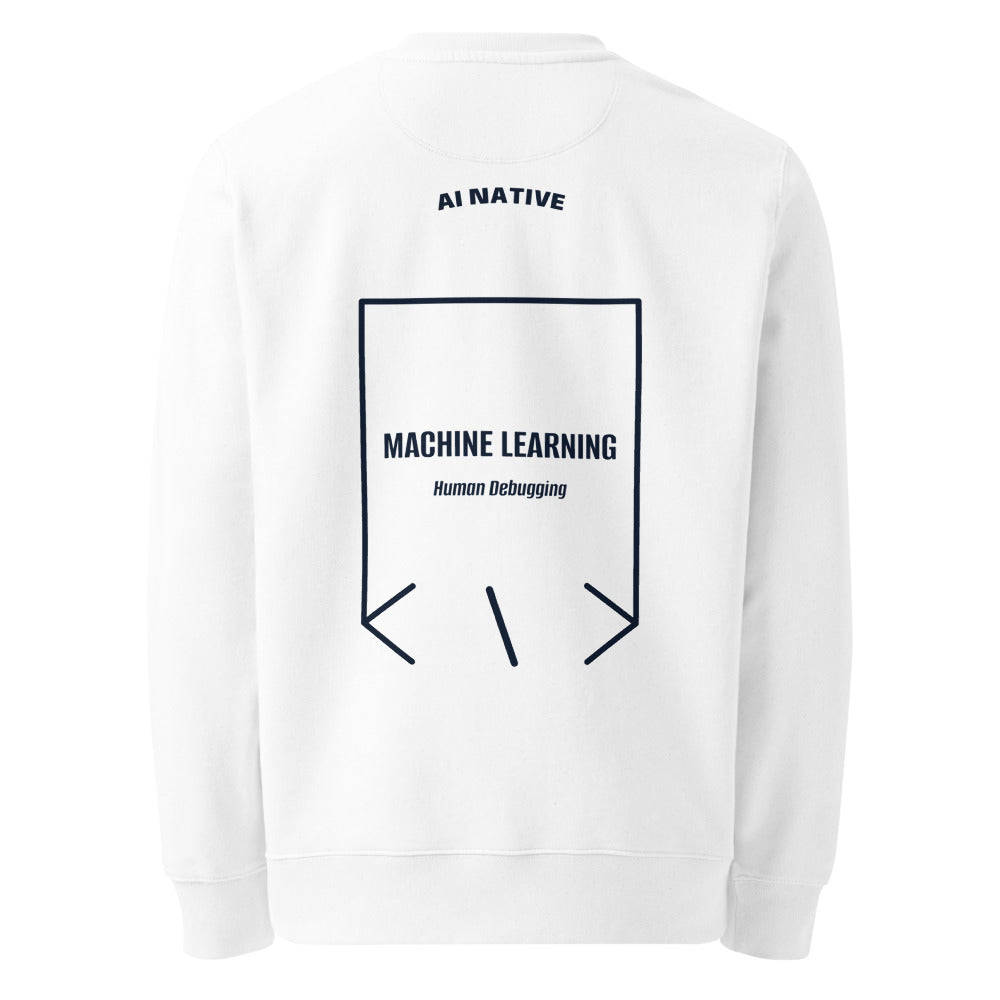 Machine Learning — White French Navy back mockup