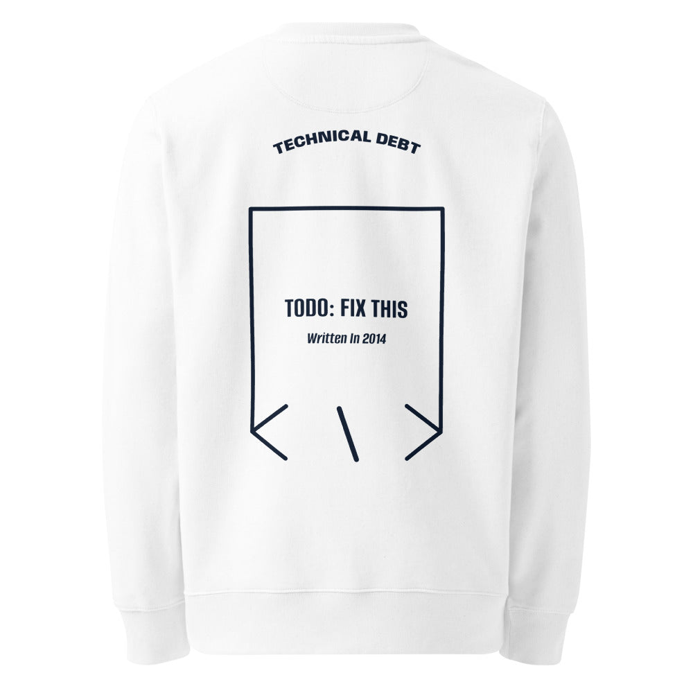 TODO: Fix This — White French Navy back mockup