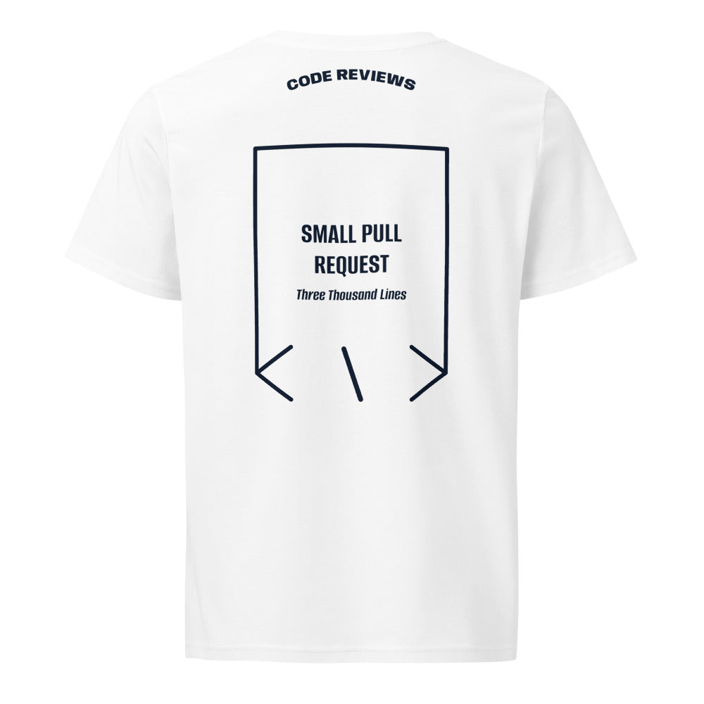 Small Pull Request — White French Navy back mockup