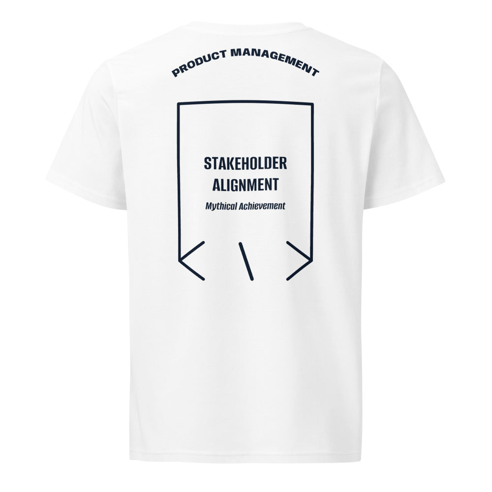 Stakeholder Alignment — White French Navy back mockup