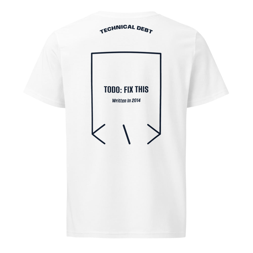 TODO: Fix This — White French Navy back mockup