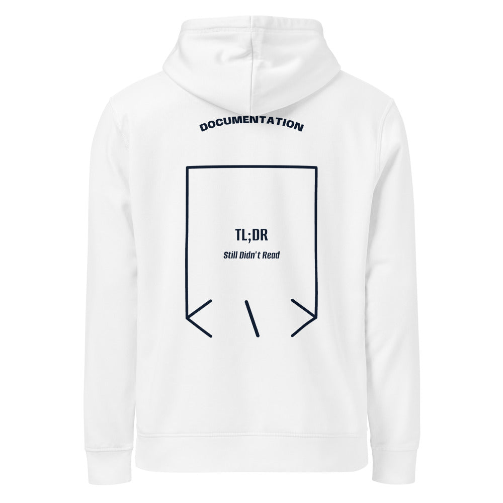 TL;DR — White French Navy back mockup