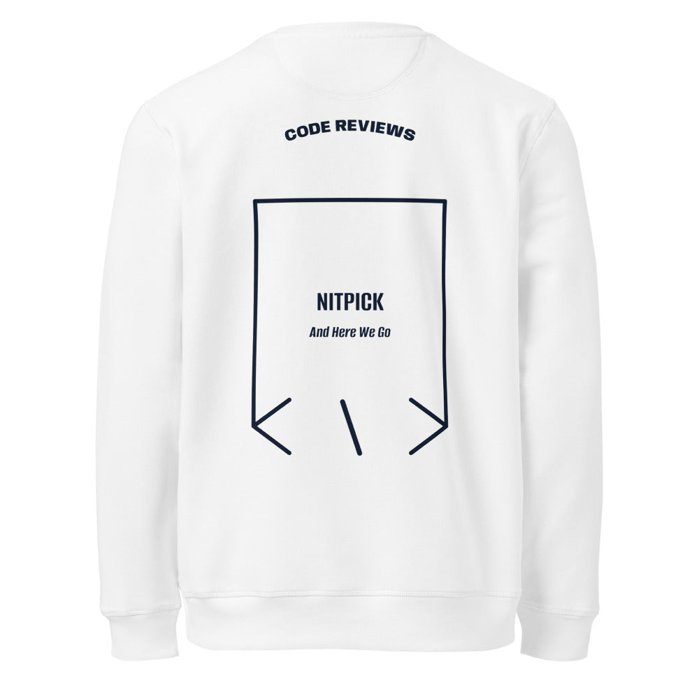 Nitpick — White French Navy back mockup