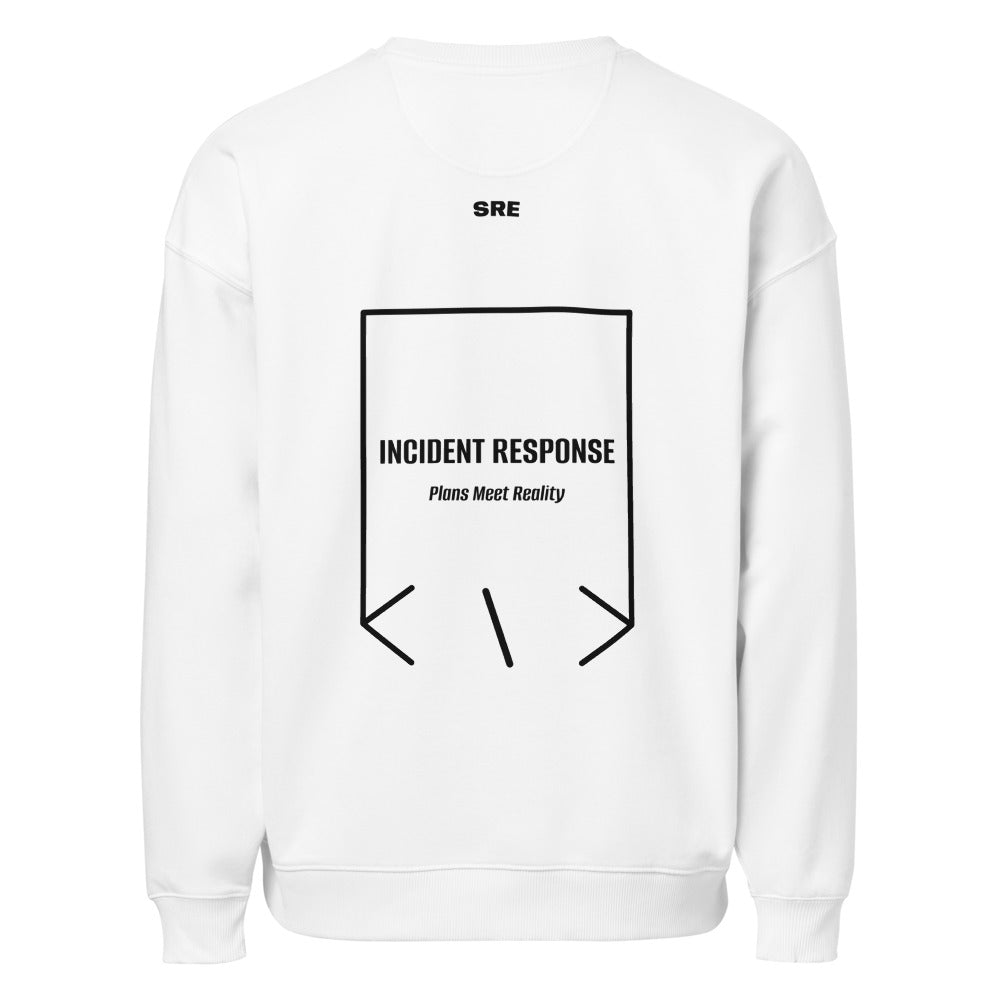 Incident Response — White Black back mockup