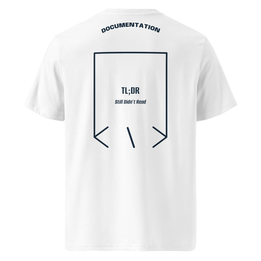 TL;DR — White French Navy back mockup