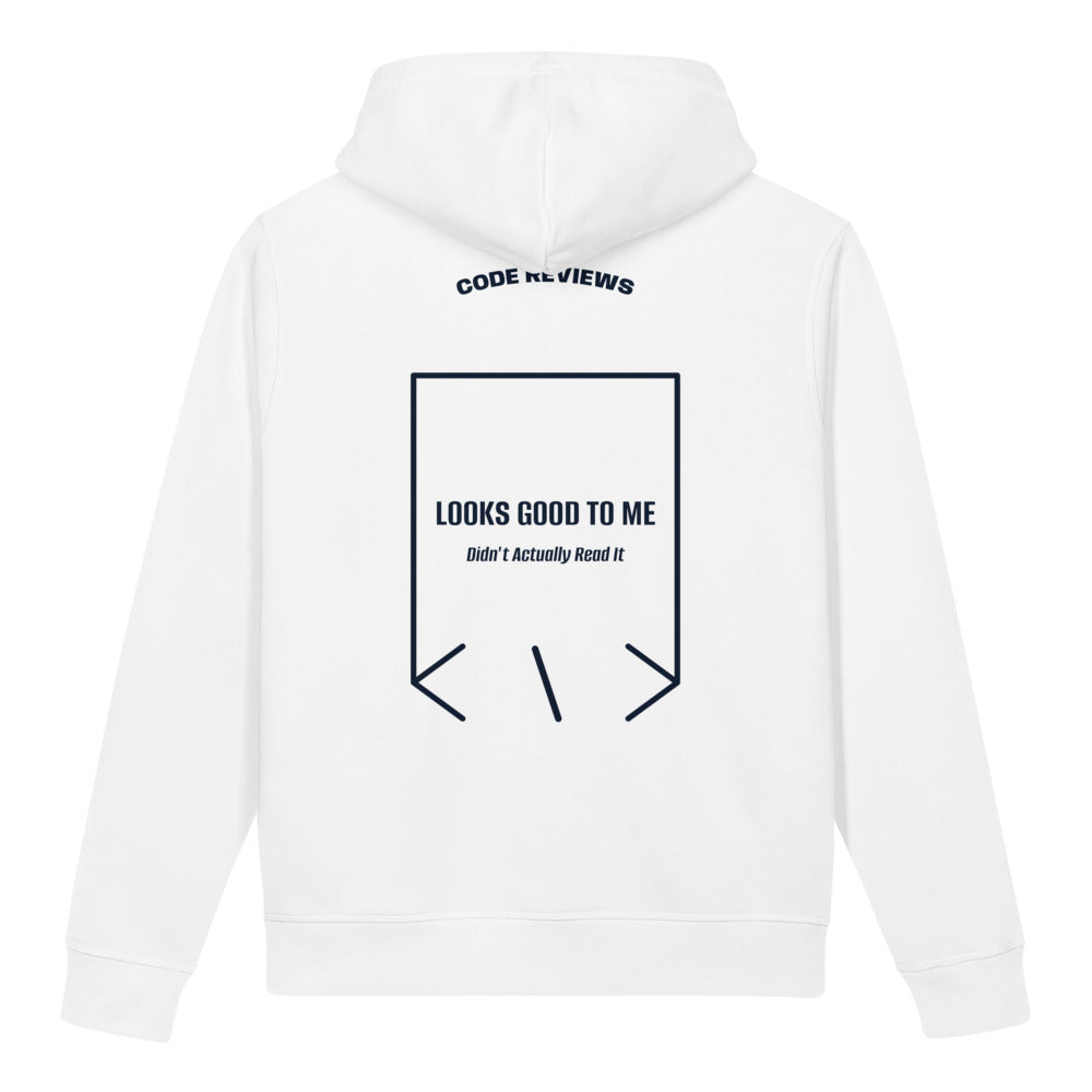 Looks Good To Me — White French Navy back mockup