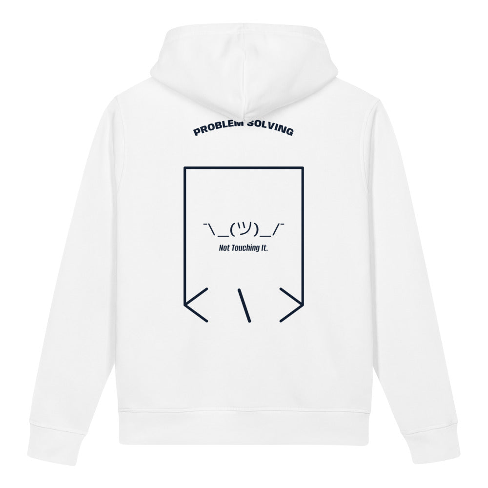 ¯\_(ツ)_/¯ — White French Navy back mockup