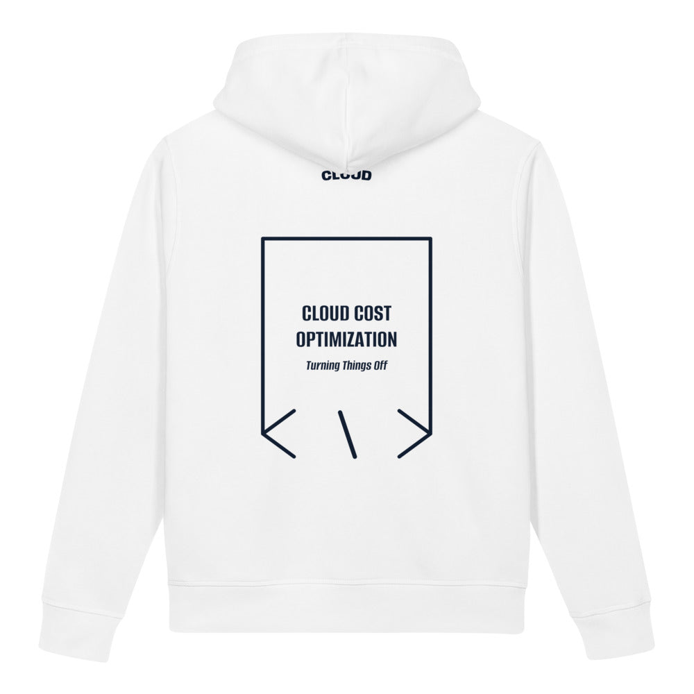 Cloud Cost Optimization — White French Navy back mockup