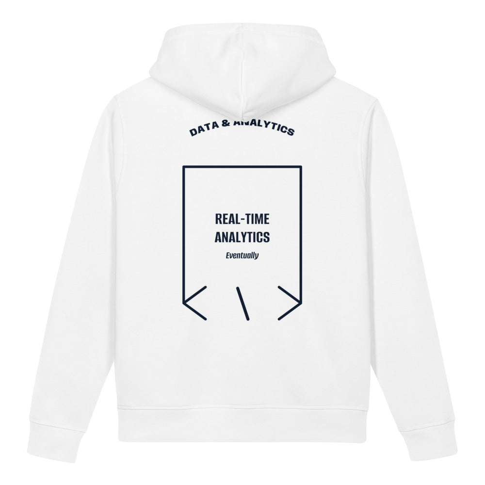 Real-Time Analytics — White French Navy back mockup
