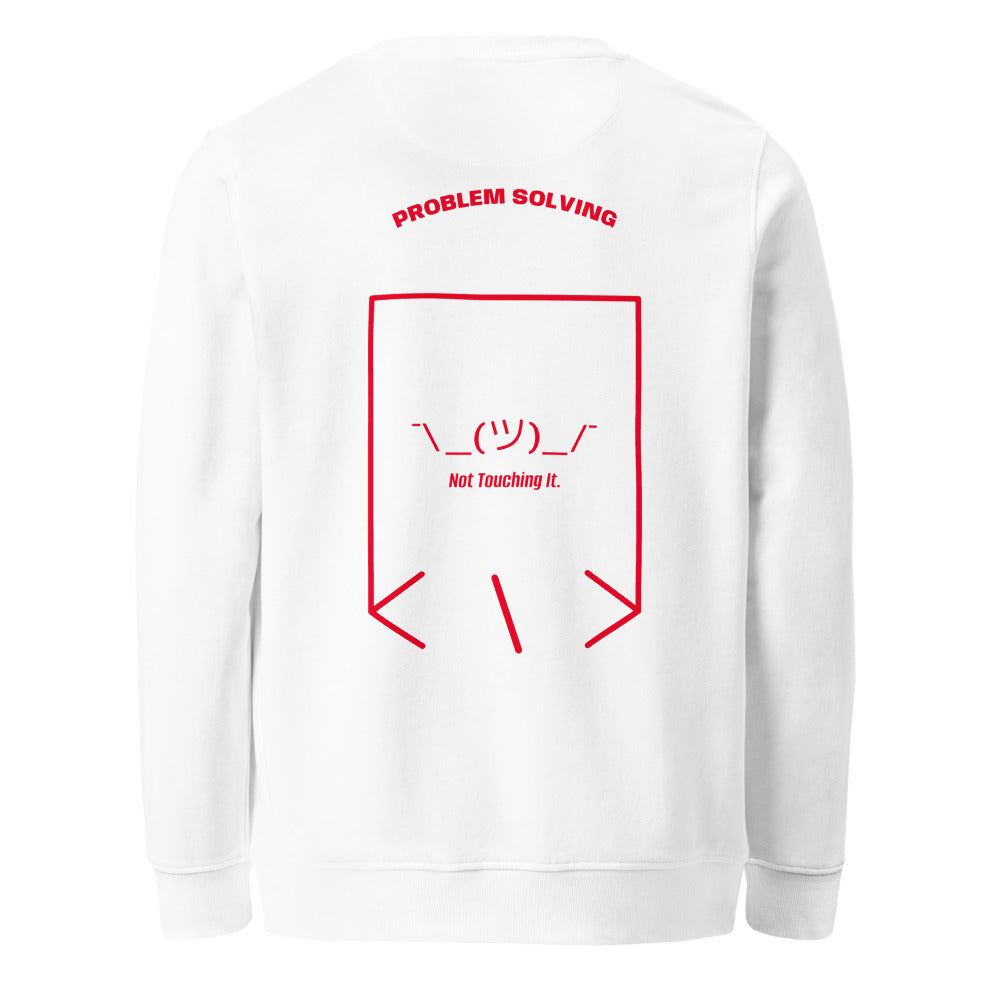¯\_(ツ)_/¯ — White Red back mockup