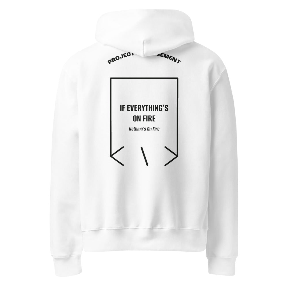 If Everything’s On Fire — White Vintage Black back mockup