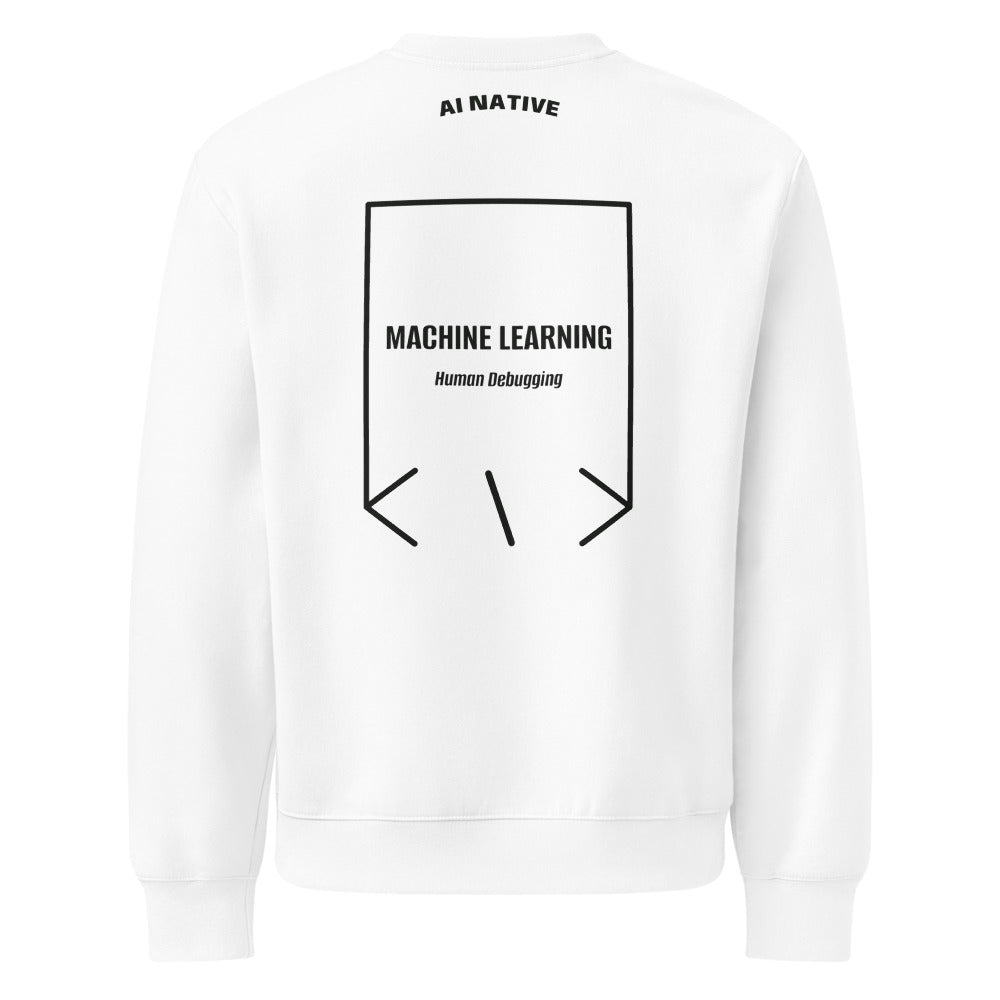 Machine Learning — White Vintage Black back mockup
