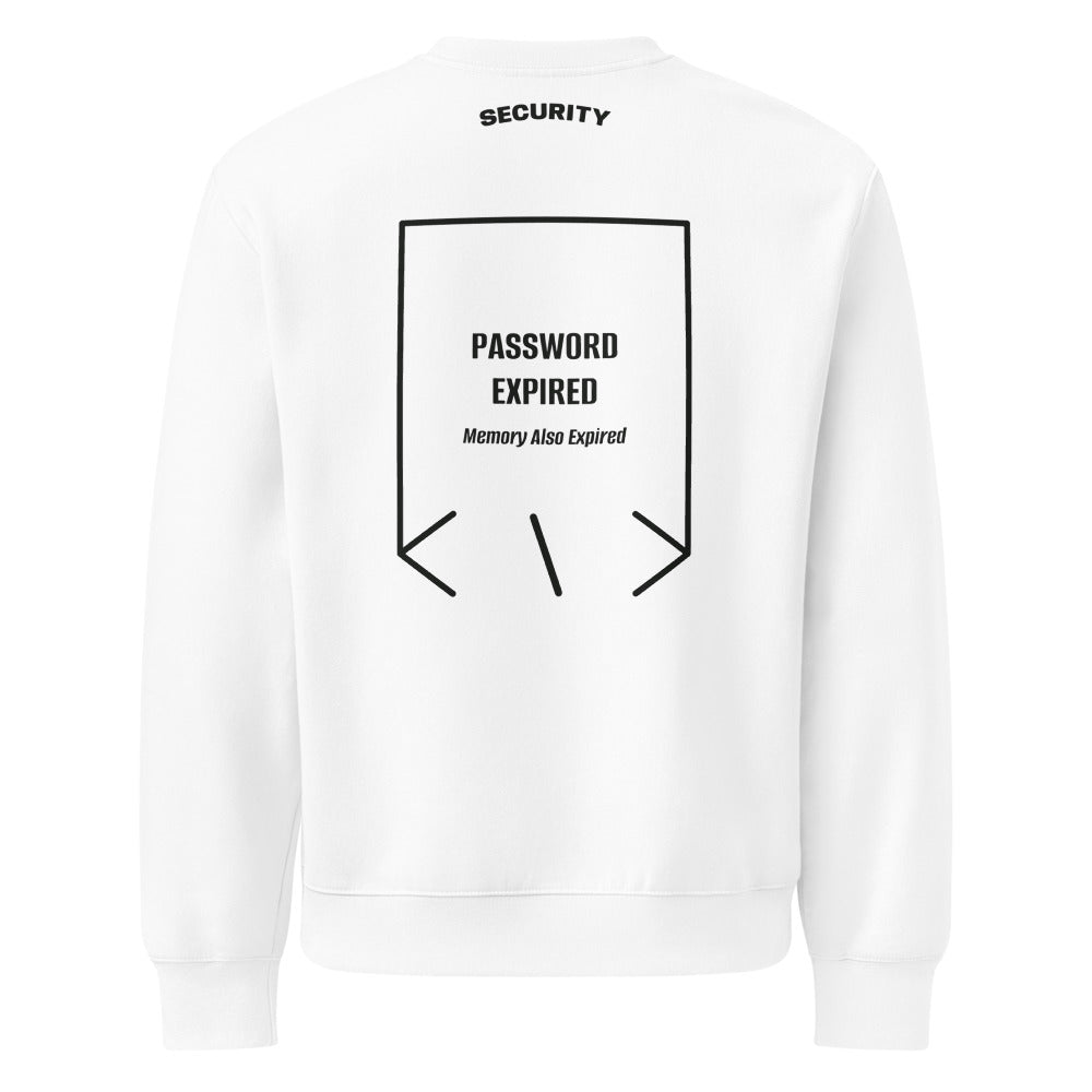 Password Expired — White Vintage Black back mockup