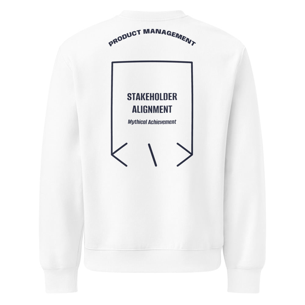 Stakeholder Alignment — White Navy back mockup